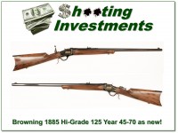 [SOLD] Browning 1885 45-70 125 Year Hi-Grade ANIB